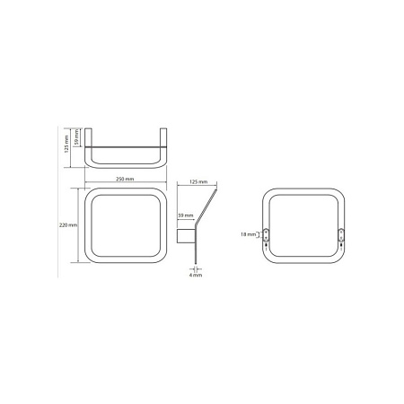 Полотенцедержатель Bemeta Organic 157104391 кольцо