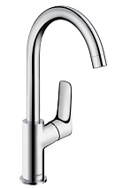 Смеситель Hansgrohe Logis 71130000 для раковины 210 см, поворотный излив, хром Смеситель Hansgrohe Logis 71130000 для раковины 210 см, поворотный излив, хром