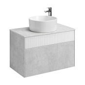 Тумба под раковину Aquaton Марбл 1A276201MH4C0 80 белый матовый