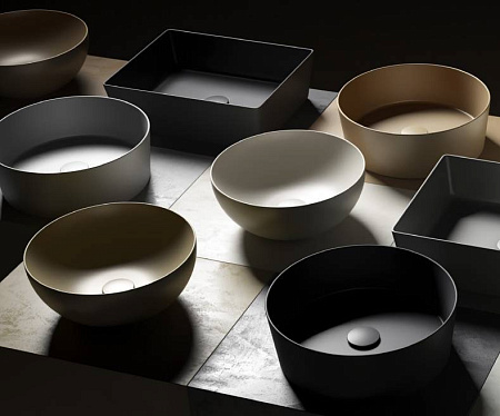 Раковина Hatria Happy Hour A0Y2A008 50х38 антрацит