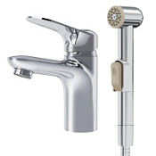 Смеситель с гигиеническим душем Am.Pm Sunny F85C03000 для раковины, хром