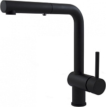 Смеситель Paffoni Light LIG285NO-MET для кухонной мойки, черный