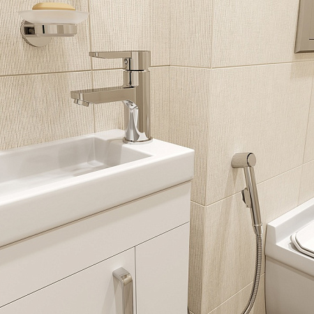 Смеситель с гигиеническим душем IDDIS Sena SENSB00i08 для раковины, хром