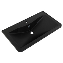 Раковина BelBagno BB1000/455-LV-ART-ALR-NERO 100х45 черный матовый