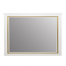 Зеркало Tessoro Foster TS-F90105-M-W-G 105 белый с патиной золото