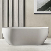 Ванна из искусственного камня ABBER Stein AS9613-1.7 170x75 белый матовый