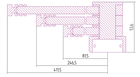 Вешалка Сунержа Веер-ДВ 00-2001-0405 для электрических, без покрытия