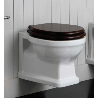 Унитаз подвесной Simas Londra LO918bi орех/хром