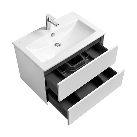 Тумба с раковиной Aquaton Сохо 1A258101AJ010 75 белый