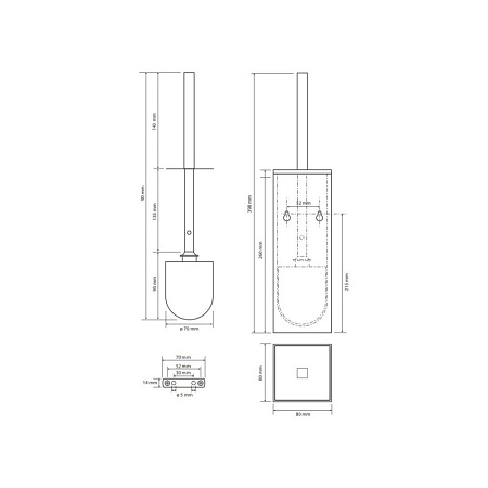 Ершик Bemeta White 102913094 белый