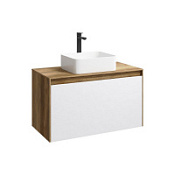 Корпус подвесной тумбы Aqwella 5 stars Mobi MOB0108DB 80 дуб балтийский