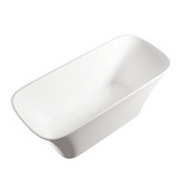 Ванна из литьевого мрамора Relax Design SVASE LX01 luc 160х70 белый глянцевый