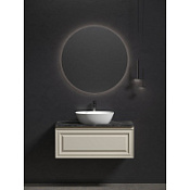 Мебель для ванной со столешницей Sancos Very 100 VR100CE+TT100A1X Beige Soft/Black Sky