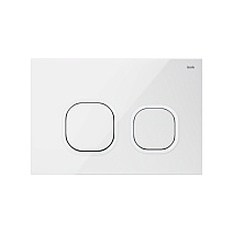 Кнопка смыва IDDIS Uniglass UNG01GWi77 белый