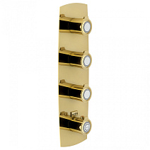 Термостат Nobili Sofi SI98104GDP для ванны, золото Термостат Nobili Sofi SI98104GDP для ванны, золото