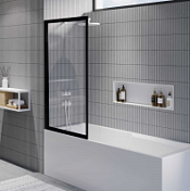 Шторка на ванну Riho Lucid GB501 GD501 G005046121 80х150 черный