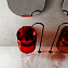 Раковина подвесная ABBER Kristall AT2704Rubin красный прозрачный - фото 4