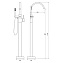 Смеситель Ravak Freedom FM 080.00 для ванны напольный, хром - фото 2