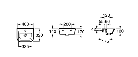 Раковина Roca Gap 327478000 40х32