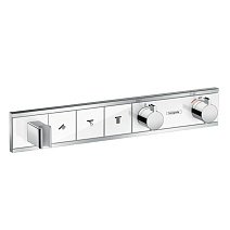 Термостат Hansgrohe RainSelect 15356400 на 3 потребителя, для душа, белый/хром