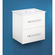 Тумба с раковиной Gustavsberg Iconic GB71CCVU60MS00 60 подвесная, белая матовая Тумба с раковиной Gustavsberg Iconic GB71CCVU60MS00 60 подвесная, белая матовая