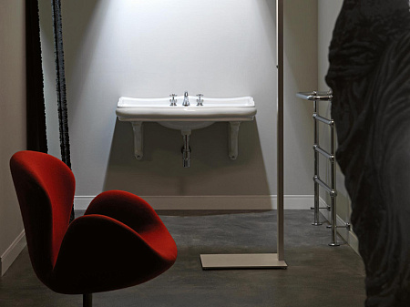 Раковина Kerasan Retro 105001*3 100 с 3 отверстиями под смеситель, белый