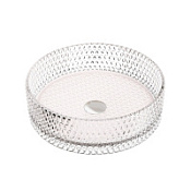 Раковина накладная Ceramica Nova Cristal CN6061 36x36x11.2 розовый