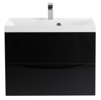 Тумба с раковиной BelBagno Marino MARINO-700-2C-SO-NL-P 70 nero lucido