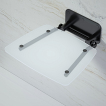 Cиденье  Black & White Accessories SN-0883 B черный матовый