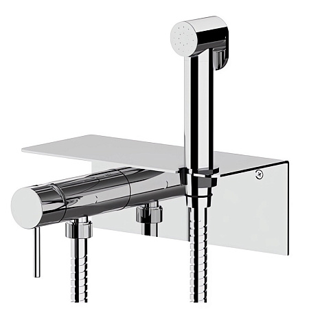 Гигиенический душ со смесителем Remer Shut-Off X65C25TW хром