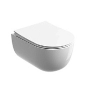 Унитаз подвесной Ceramica Nova Modena CN6063 с микролифтом, белый