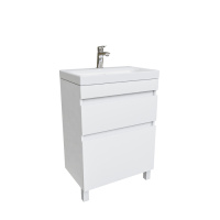 Тумба с раковиной IDDIS Zodiac ZOD6CBFi95K 60 напольный, с ящиками, белый
