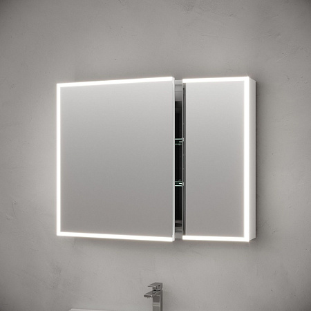 Шкаф-зеркало Sancos Evoke SC8090 90x70 с подсветкой