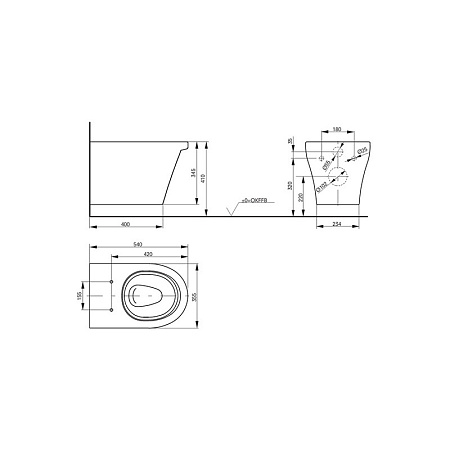 Унитаз подвесной TOTO CF CW132Y+VC130 микролифт
