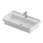 Раковина ArtCeram Fuori Scala TFL035 01;00 80х45 белый глянцевый