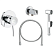 Комплект гигиенический Grohe BauClassic 124434 хром