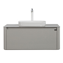 Тумба с раковиной Black & White Universe U915.1000 glossy light grey