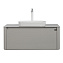 Тумба с раковиной Black & White Universe U915.1000 glossy light grey