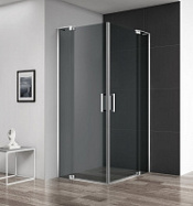 Душевой уголок Cezares Slider SLIDER-AH-2-70/80-100/110-GRIGIO-Cr серый/профиль хром