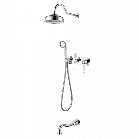Душевой комплект Boheme Tradizionale chromo 268 для ванны, хром