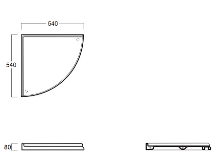 Консоль напольная Simas Arcade 1011 Cr для раковины хром