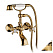 Смеситель Palazzani Adams 52102064 для ванны с душем, золото\сваровски