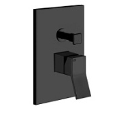 Смеситель Gessi Rettangolo K 53079.299 для ванны с душем, черный матовый