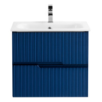 Тумба с раковиной Cezares Duet DUET-600-2C-SO-SPF-P 60 Sapfiro