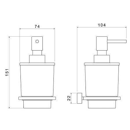 Дозатор Timo Torne 43139/03 черный