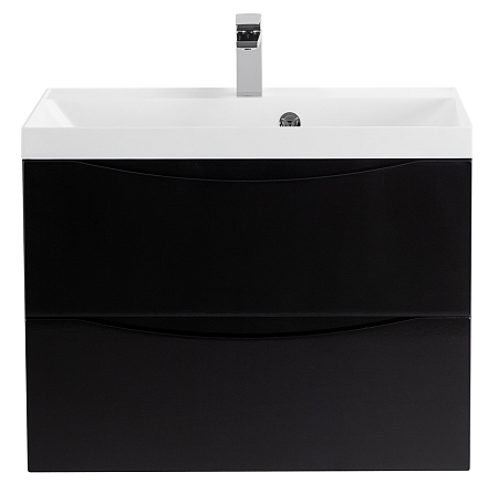 Тумба с раковиной BelBagno Marino MARINO-700-2C-SO-NL-P 70 nero lucido