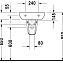 Полупьедестал для раковины Duravit D-Code 08571700002 - фото 3