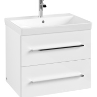 Тумба с раковиной Villeroy & Boch Avento A89000B4 63х45 стекло белое