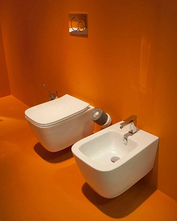 Биде подвесное ArtCeram A16 ASB003 01;00 белый глянцевый