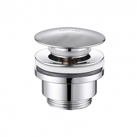 Донный клапан ABBER AF0011 без перелива, хром